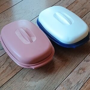 Tupperware Vintage Microwave Steamers 6 Cup Capacity Dishwasher Safe